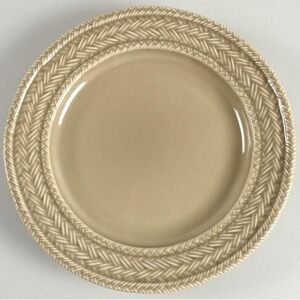 JULISKA LE PANIER retired large Charger Plate 13.5" NEW almond Discontinued